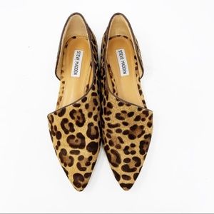 Steve Madden Leopard Flat Hensley Pointed Toe 8